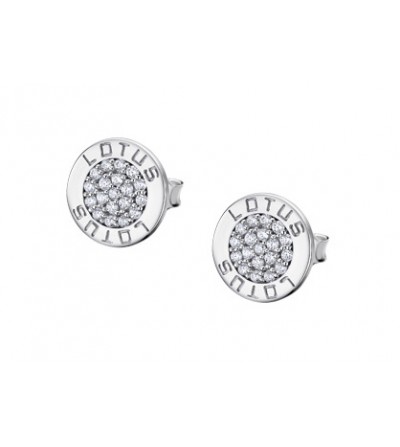 Pendientes plata LOTUS...