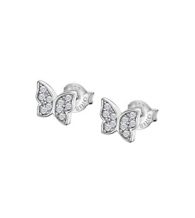 Pendientes plata mariposa...