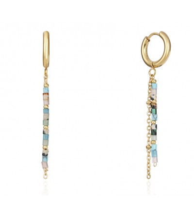 PENDIENTES ACERO VICEROY...