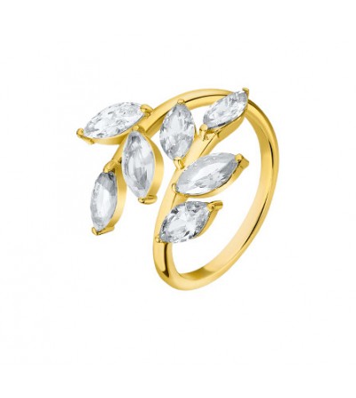Anillo plata chapada LOTUS...