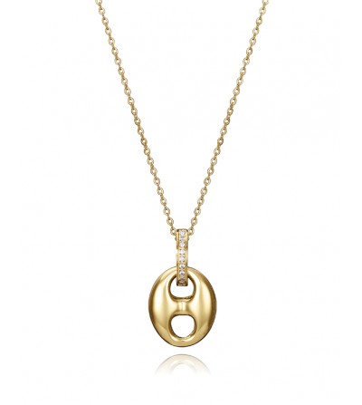 Collar acero dorado VICEROY...